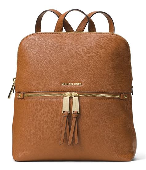 michael kors rhea slim backpack|michael kors rhea backpack small.